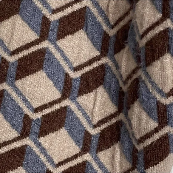 Mango Striped Geometric Jacket - Picture 6 of 10